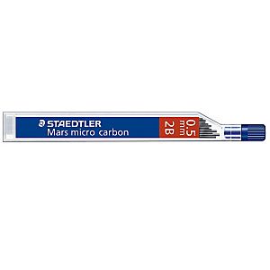 Staedtler Mars Mars Micro Carbon Mina per portamine, 2B, 0,5 mm (null) Staedtler Mars Mars Micro Carbon Mina per portamine, 2B, 0,5 mm (null)