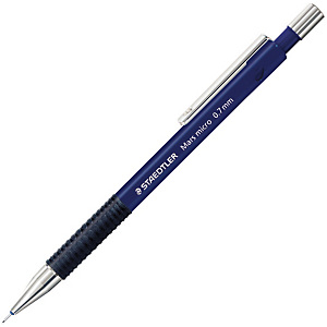 Staedtler Mars Mars Micro Portaminas, mina de 0,7 mm, B, cuerpo azul con empuñadura