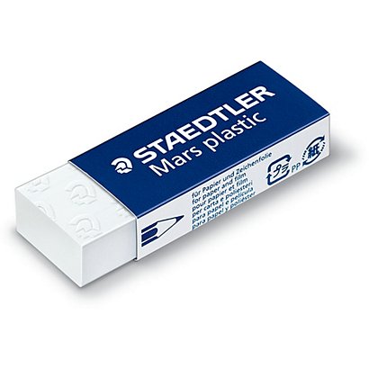 Staedtler Mars Mars® Plastic 526 50 Goma de borrar sin látex de 65 x 23 x 13 mm