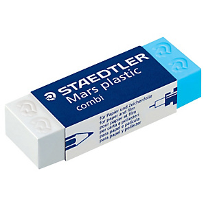 Staedtler Mars Mars® Plastic Combi 526 508 Goma de borrar sin látex 65 x 23 x 13 mm Staedtler Mars Mars® Plastic Combi 526 508 Goma de borrar sin látex 65 x 23 x 13 mm