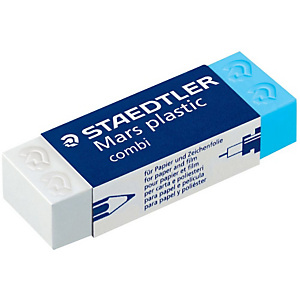Staedtler Mars Mars® Plastic Combi 526 508 Gomma senza lattice 65 x 23 x 13 mm (confezione 20 pezzi) Staedtler Mars Mars® Plastic Combi 526 508 Gomma senza lattice 65 x 23 x 13 mm (confezione 20 pezzi)