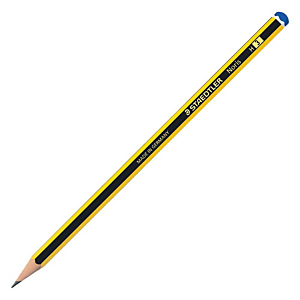 Staedtler Noris 120 Lápiz de grafito, mina H, cuerpo hexagonal amarillo y negro Staedtler Noris 120 Lápiz de grafito, mina H, cuerpo hexagonal amarillo y negro