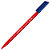 Staedtler Noris Club 326, Rotulador de punta de fibra, punta fina de 1 mm, cuerpo de polipropileno rojo, tinta roja - 1