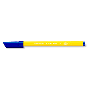 Staedtler Noris Club 326, Rotulador de punta de fibra, punta fina de 1 mm, cuerpo de polipropileno, tinta amarilla