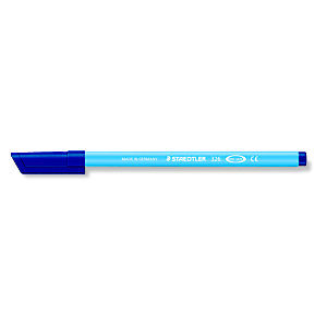 Staedtler Noris Club 326, Rotulador de punta de fibra, punta fina de 1 mm, cuerpo de polipropileno, tinta azul claro