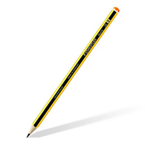 Staedtler Noris Crayon de papier mine 2B corps hexagonal jaune et noir - Boîte de 12
