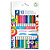STAEDTLER Pochette de 10 feutres de coloriage double pointe de 2 couleurs et de 2 pointes différentes. - 1