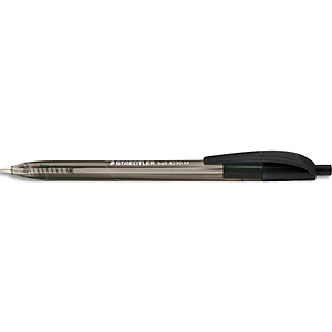 STAEDTLER Stylo bille 4230. Corps triangulaire rétractable. Pointe moyenne 1 mm Coloris noir STAEDTLER Stylo bille 4230. Corps triangulaire rétractable. Pointe moyenne 1 mm Coloris noir
