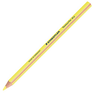 Staedtler Textsurfer Dry Lápiz neón de madera, punta ojival, 4 mm, Amarillo Staedtler Textsurfer Dry Lápiz neón de madera, punta ojival, 4 mm, Amarillo