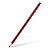 Staedtler Tradition Crayon de papier mine 2B corps hexagonal noir et rouge - Boîte de 12 - 1