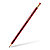 Staedtler Tradition Crayon de papier avec gomme mine HB corps hexagonal noir et rouge - Boîte de 12 - 1