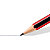 Staedtler Tradition Crayon de papier avec gomme mine HB corps hexagonal noir et rouge - Boîte de 12 - 2