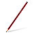 Staedtler Tradition Crayon de papier mine HB corps hexagonal noir et rouge - Boîte de 12 - 1