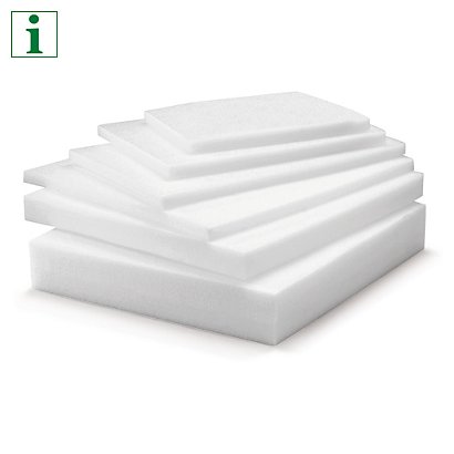 Standard foam blocks, 500x400x25mm, pack of 25 - 1