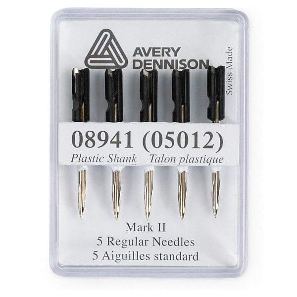 Standard Needles, pack of 5, for Avery Dennison Standard Gauge MK111 Tagging Gun - 1