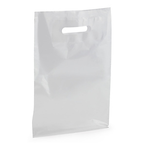 Standard Plastic Carrier Bags without Gusset, 100% Recycled Standard Plastic Carrier Bags without Gusset, 100% Recycled