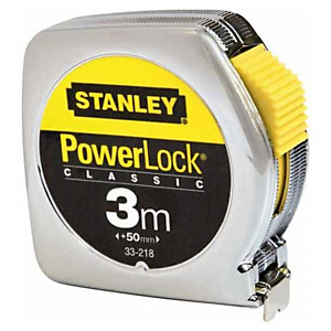 STANLEY Flessometro PowerLock - 3 mt - larghezza nastro 12,7 mm - Stanley STANLEY Flessometro PowerLock - 3 mt - larghezza nastro 12,7 mm - Stanley