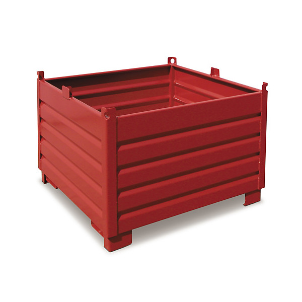 Stapelcontainer Bauer 120 x 120 x 85 cm rood - 1