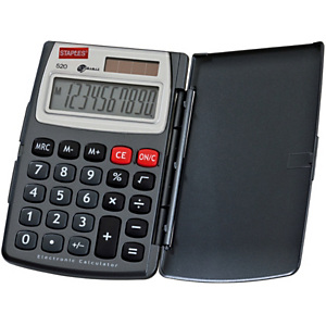 Staples 520 calculadora de bolsillo Staples 520 calculadora de bolsillo