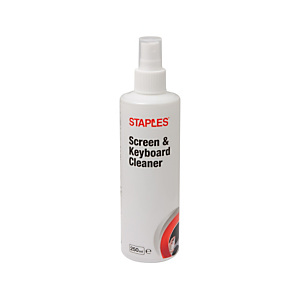 Staples Aerosol limpiador de pantallas y teclados 250 ml Staples Aerosol limpiador de pantallas y teclados 250 ml