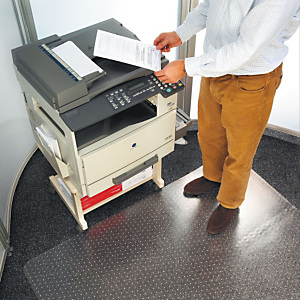 Staples Alfombra protectora PVC / moqueta / lengüeta / 90 x 120 cm Staples Alfombra protectora PVC / moqueta / lengüeta / 90 x 120 cm