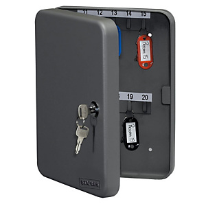Staples Armadietto portachiavi - 70 posti - grigio Staples Armadietto portachiavi - 70 posti - grigio