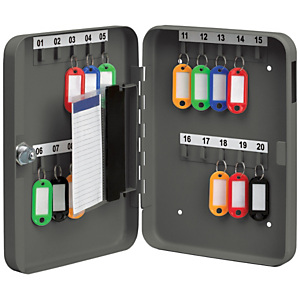 Staples Armario para 20 llaves gris Staples Armario para 20 llaves gris