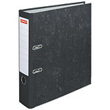 Staples AZ Archivador de palanca, A4, Lomo 80 mm, Capacidad 500 hojas, Cartón reciclado, Negro jaspeado Staples AZ Archivador de palanca, A4, Lomo 80 mm, Capacidad 500 hojas, Cartón reciclado, Negro jaspeado