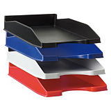 Staples Bandejas opacas, pack de 4 colores Staples Bandejas opacas, pack de 4 colores