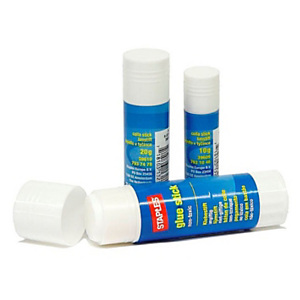 Staples Barra de pegamento, 40 g, transparente Staples Barra de pegamento, 40 g, transparente