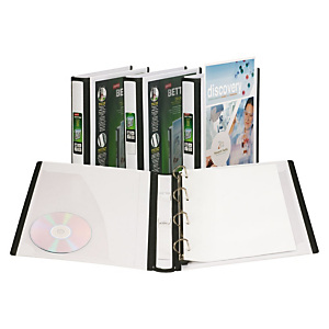 Staples BETTER™ Carpeta personalizable de anillas tipo D, A4, ancho del lomo de 40 mm, capacidad para 275 hojas, polipropileno, blanco Staples BETTER™ Carpeta personalizable de anillas tipo D, A4, ancho del lomo de 40 mm, capacidad para 275 hojas, polipropileno, blanco
