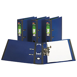 Staples BETTER™ Registratore archivio, A4, Dorso 75 mm, Capacità 560 fogli, Polipropilene, Blu Staples BETTER™ Registratore archivio, A4, Dorso 75 mm, Capacità 560 fogli, Polipropilene, Blu