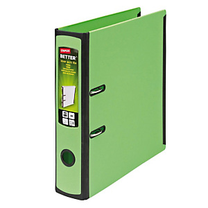 Staples Better Registratore archivio, Dorso 7,5 cm, Capacità 560 fogli, Polipropilene, Verde Staples Better Registratore archivio, Dorso 7,5 cm, Capacità 560 fogli, Polipropilene, Verde