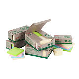 Staples Blocs de notas recicladas autoadhesivas, 76 x 76 mm, 70 gramos, amarillo pastel Staples Blocs de notas recicladas autoadhesivas, 76 x 76 mm, 70 gramos, amarillo pastel
