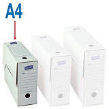 Staples Caja Archivo Definitivo Cartón A4, Tapa fija, Blanco, 335 x 80 x 245 mm Staples Caja Archivo Definitivo Cartón A4, Tapa fija, Blanco, 335 x 80 x 245 mm