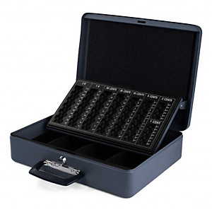 Staples Caja de caudales de 35,56 cm gris oscuro Staples Caja de caudales de 35,56 cm gris oscuro