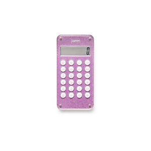 Staples Calculadora de 8 dígitos con laberinto y brillantina rosa Staples Calculadora de 8 dígitos con laberinto y brillantina rosa
