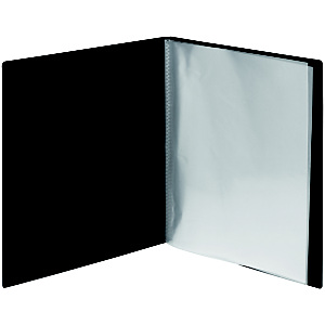 Staples Carpeta de fundas A4, 10 fundas, lomo personalizable, negro Staples Carpeta de fundas A4, 10 fundas, lomo personalizable, negro
