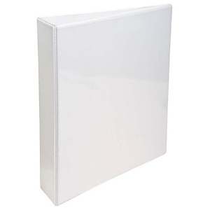 Staples Carpeta personalizable canguro de 2 anillas de 25 mm A4 lomo 42 mm de cartón plastificado blanco Staples Carpeta personalizable canguro de 2 anillas de 25 mm A4 lomo 42 mm de cartón plastificado blanco