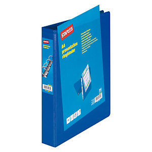 Staples Carpeta personalizable canguro de 4 anillas de 40 mm A4 Maxi lomo 60 mm de cartón reciclado plastificado azul Staples Carpeta personalizable canguro de 4 anillas de 40 mm A4 Maxi lomo 60 mm de cartón reciclado plastificado azul