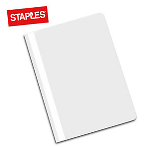 Staples Cartellina con fermaglio ad aghi - Colore bianco (confezione 25 pezzi) Staples Cartellina con fermaglio ad aghi - Colore bianco (confezione 25 pezzi)