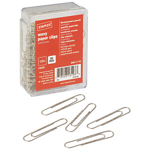 Staples Clips metálicos ondulados 50 mm Staples Clips metálicos ondulados 50 mm