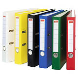 Staples Color Archivador de palanca, Folio, Lomo 50 mm, Capacidad 350 hojas, Cartón recubierto de polipropileno, Colores surtidos Staples Color Archivador de palanca, Folio, Lomo 50 mm, Capacidad 350 hojas, Cartón recubierto de polipropileno, Colores surtidos