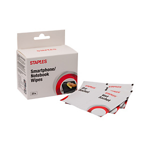 Staples Confezione salviette per computer laptop e notebook Staples Confezione salviette per computer laptop e notebook
