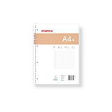 Staples Cuaderno, A4+, cuadriculado, 80 hojas, cubierta blanda cartulina, rojo Staples Cuaderno, A4+, cuadriculado, 80 hojas, cubierta blanda cartulina, rojo