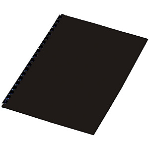 Staples Cubiertas de encuadernación, A4, cartulina rígida, 250 g/m², negro Staples Cubiertas de encuadernación, A4, cartulina rígida, 250 g/m², negro
