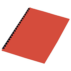 Staples Cubiertas de encuadernación, A4, cartulina rígida, 250 g/m², rojo Staples Cubiertas de encuadernación, A4, cartulina rígida, 250 g/m², rojo