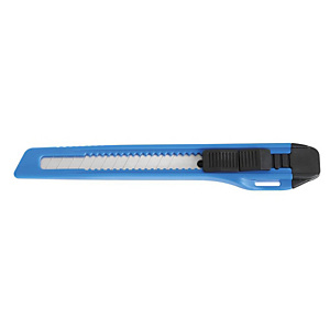 Staples Cutter revestimiento plástico hoja retráctil azul hoja de 9 mm Staples Cutter revestimiento plástico hoja retráctil azul hoja de 9 mm