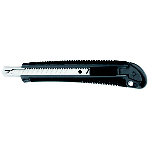 Staples Cutter revestimiento plástico hoja retráctil gris hoja de 9 mm Staples Cutter revestimiento plástico hoja retráctil gris hoja de 9 mm