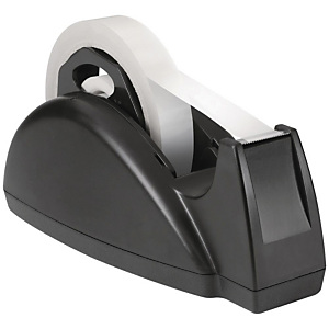 Staples Dispensador de cinta, doble núcleo, ancho de cinta de 19 mm, negro Staples Dispensador de cinta, doble núcleo, ancho de cinta de 19 mm, negro